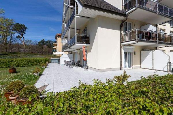 Die großzügige Terrasse  