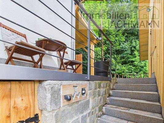 Zugang zur Wintergartenwohnung