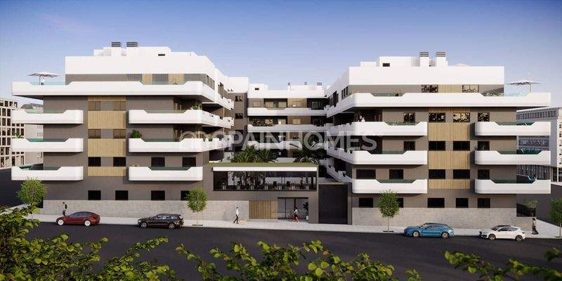 2 and 3-Bedroom Real Estate in a Complex in Santa Pola Alicante