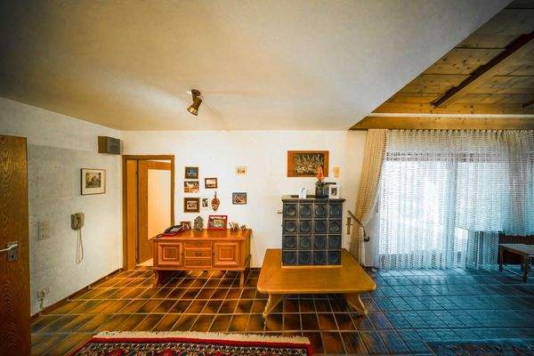 Essbereich Kachelofen