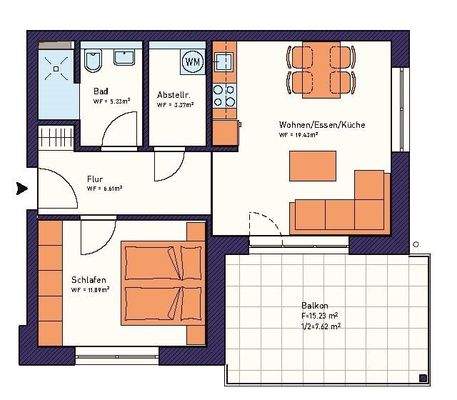 Grundriss B.9 2. Obergeschoss