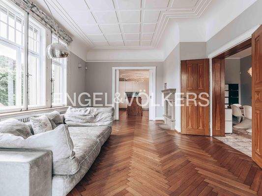 Wohnzimmer in Richtung Küche