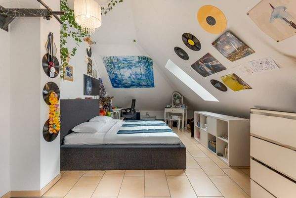 Zimmer im Dachgeschoss