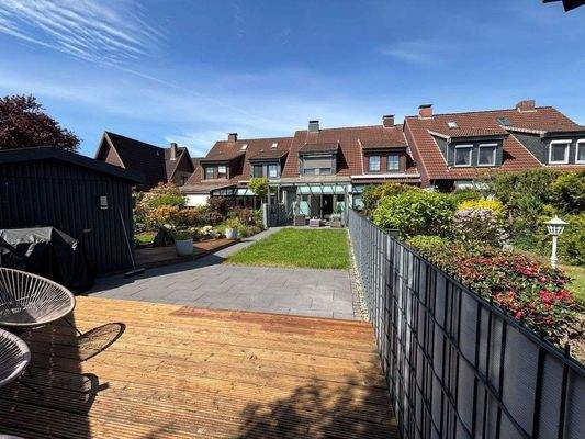 Blick von der Holzterrasse 