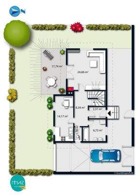 Grundriss Erdgeschoss