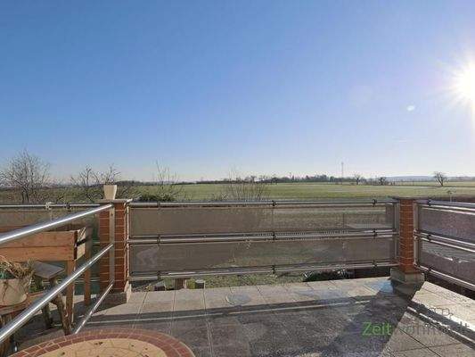 Balkonausblick im Februar