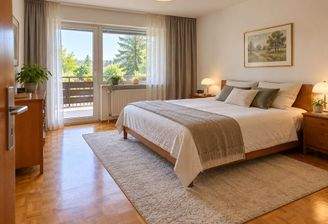 Schlafzimmer (virtuell aufgeräumt)