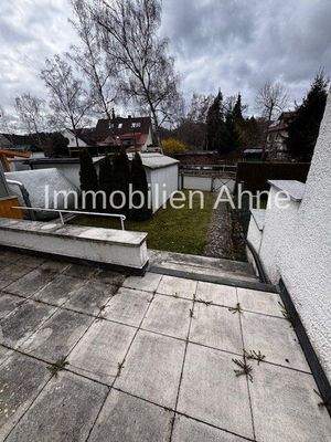 Blick auf die Terrasse
