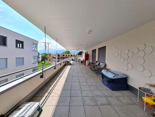 Überdachter Bereich Terrasse