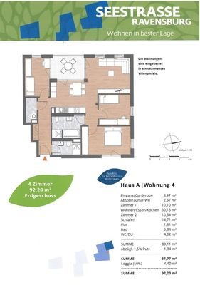 4 Zimmer Bündniswohnung A 4 EG...