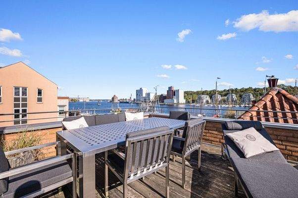 Ausblick von der Dachterrasse