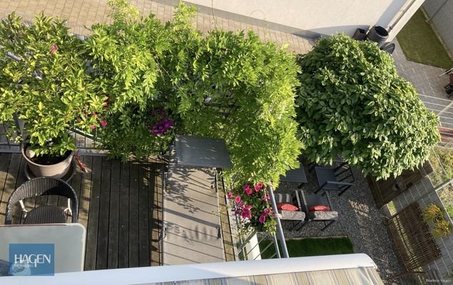 Ausblick Balkon