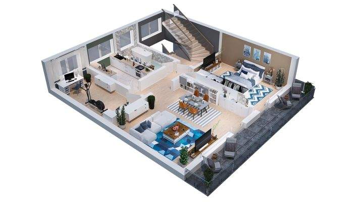 Grundriss Obergeschoss