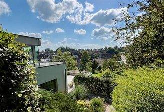 Blick vom Biergarten EG