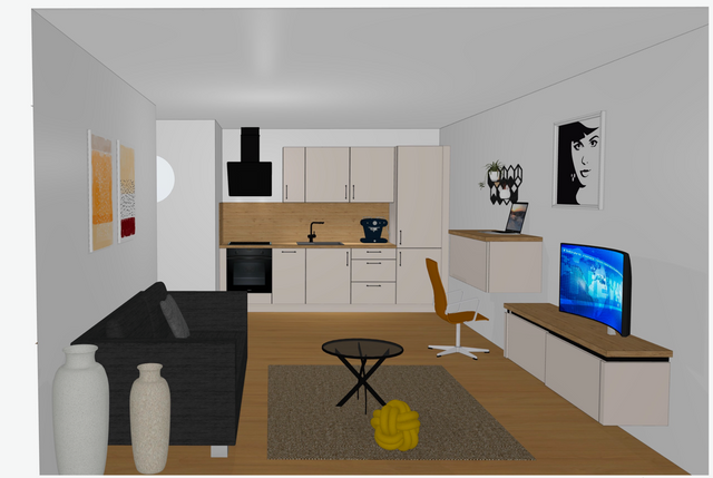 All inklusiv-Vollmöblierte 2-Zimmer mit Parkett, Balkon, EBK, Fußbodenh. u. Belüftungsanlage - Photo 5