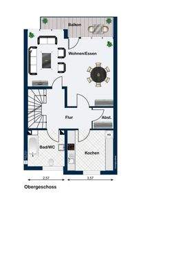 Wohnung 2 Obergeschoss