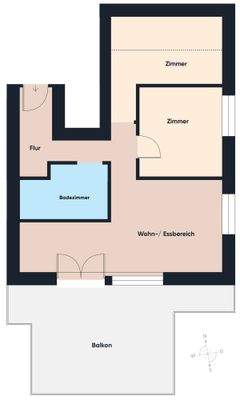 Grundriss ohne Maßstab