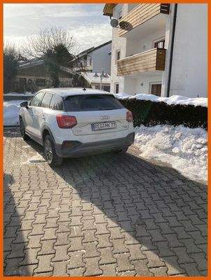 Stellplatz vor der Wohnung