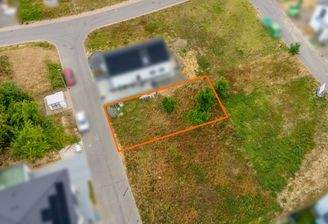 Luftansicht Flurstückmarkierung