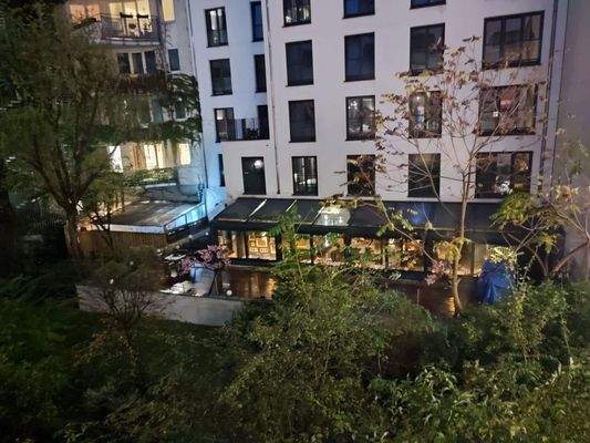 Ausblichk in den ruhigen Hof