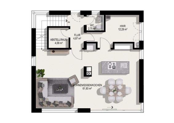 Grundriss Obergeschoss