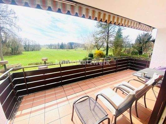 Ausblick vom Balkon Wohnzimmer