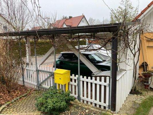 Freitragender Carport 