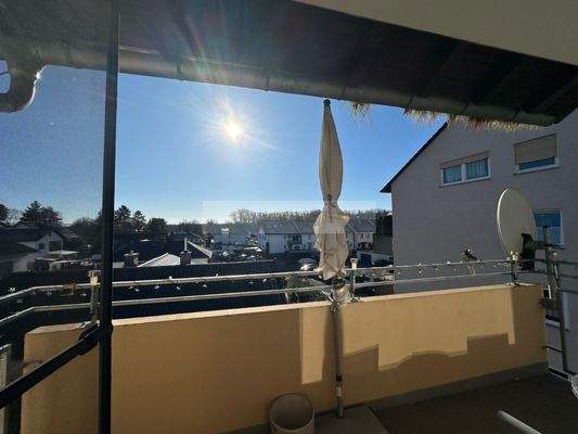 Balkon mit schönen Aussicht