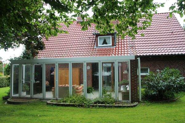 Blick auf den Wintergarten