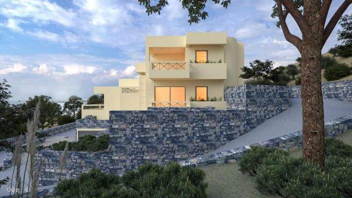 Kreta, Katsikia: Gruppe von Grundstücken mit Meerblick zu verkaufen