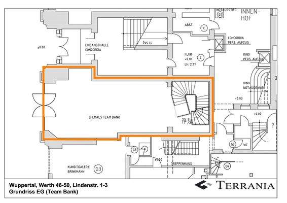 Grundriss Verkaufsfläche