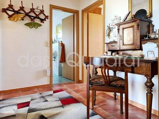 Arbeitsplatz im Dachgeschoss