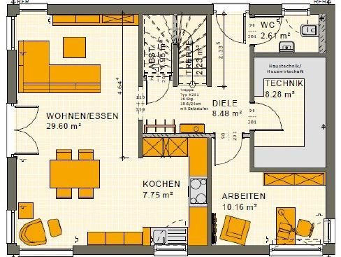 Grundriss Erdgeschoss