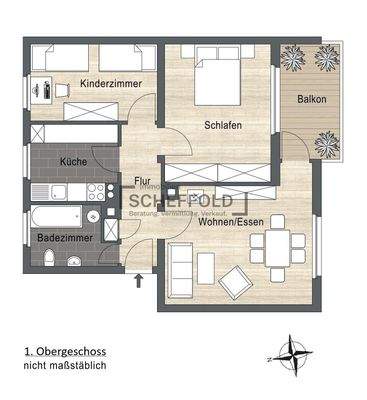 Grundriss 1. Obergeschoss