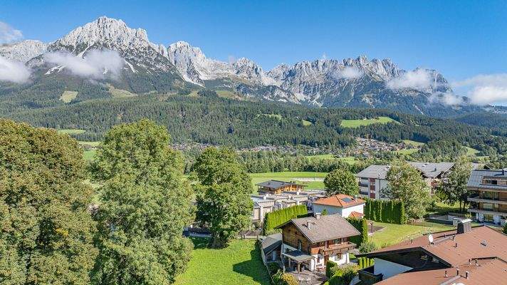 KITZIMMO-Alpenchalet in sonniger Ruhelage mit Kaiserblick - Immobilien Ellmau.