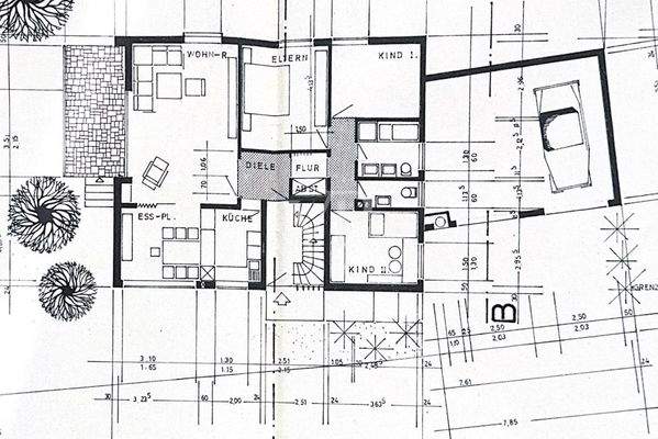 Grundriss EG - Wohneinheit 1