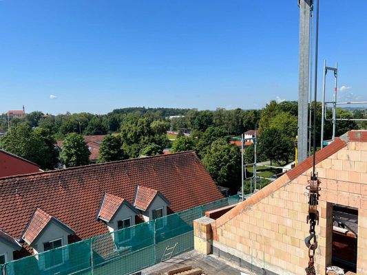 Foto vor Fertigstellung des DG