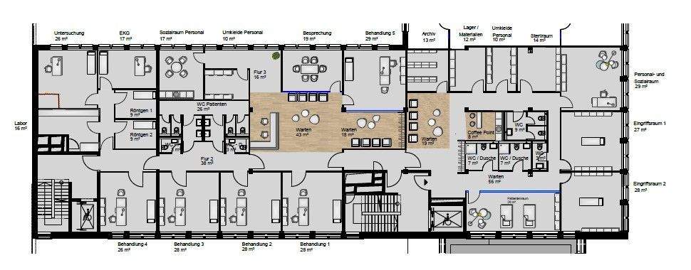 Musterplanung 3.OG (Praxis)