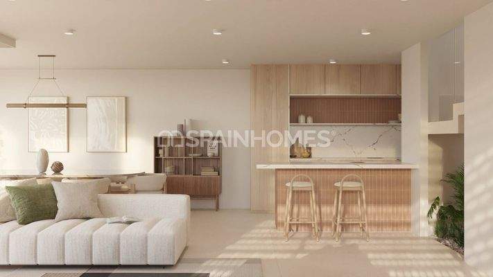 Elegant Villas with Pools in a Beachfront Complex in Almeria