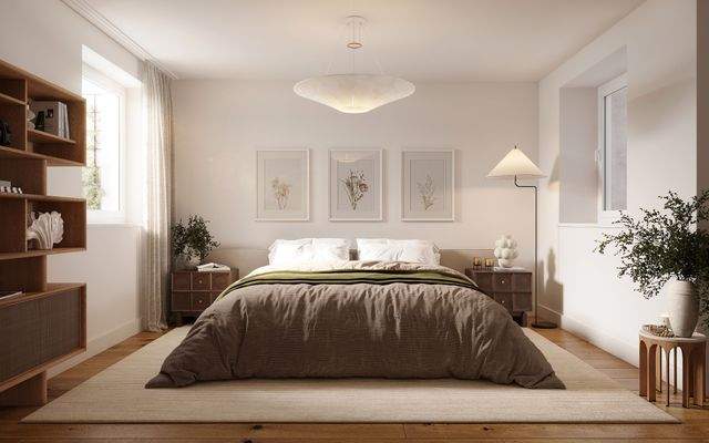 Souterrain-Schlafzimmer