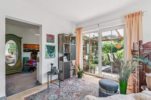 Blick auf die Terrasse