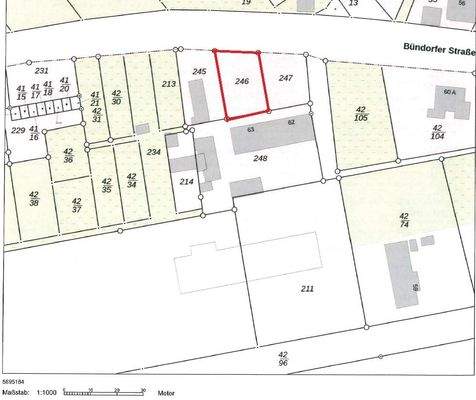 Flurkarte Flurstück 246