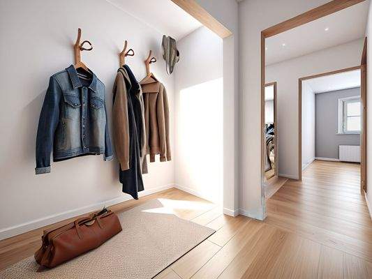 Einrichtungsbeispiel / Eingangsbereich - Erdgeschoss