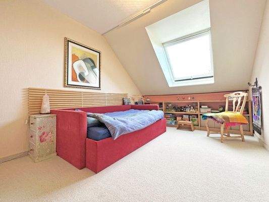 Kinderzimmer im Dachgeschoss