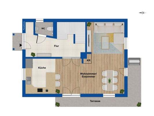 Grundriss Erdgeschoss