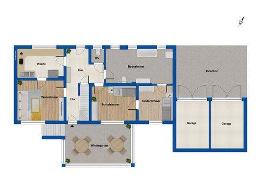 Grundriss Erdgeschoss 