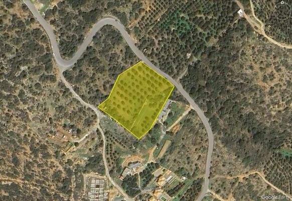 Kreta, Agios Nikolaos: Großes Baugrundstück mit herrlichem Meerblick zu verkaufen