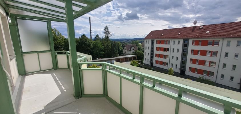 Ausblick Balkon