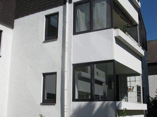 Die Seitenansicht vom Süden