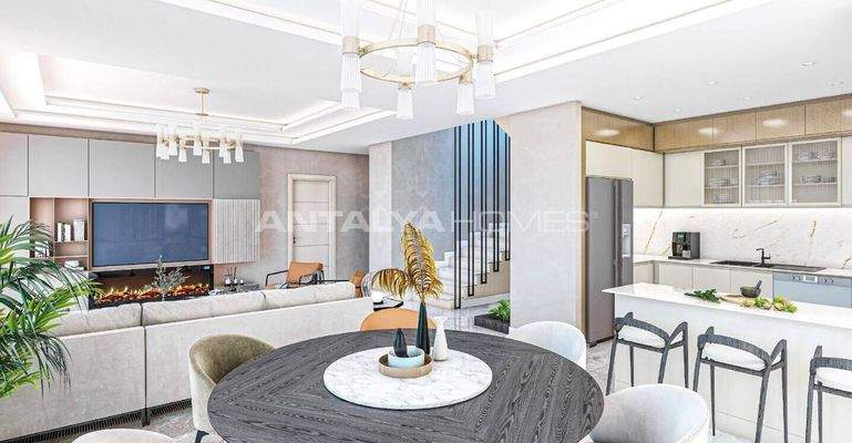 Sea View Houses with Smart Home Systems in Alanya Kargıcak